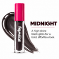 Midnight | High Shine Black Lip Gloss | Juicy Nourishing Formula | 5.5 ml