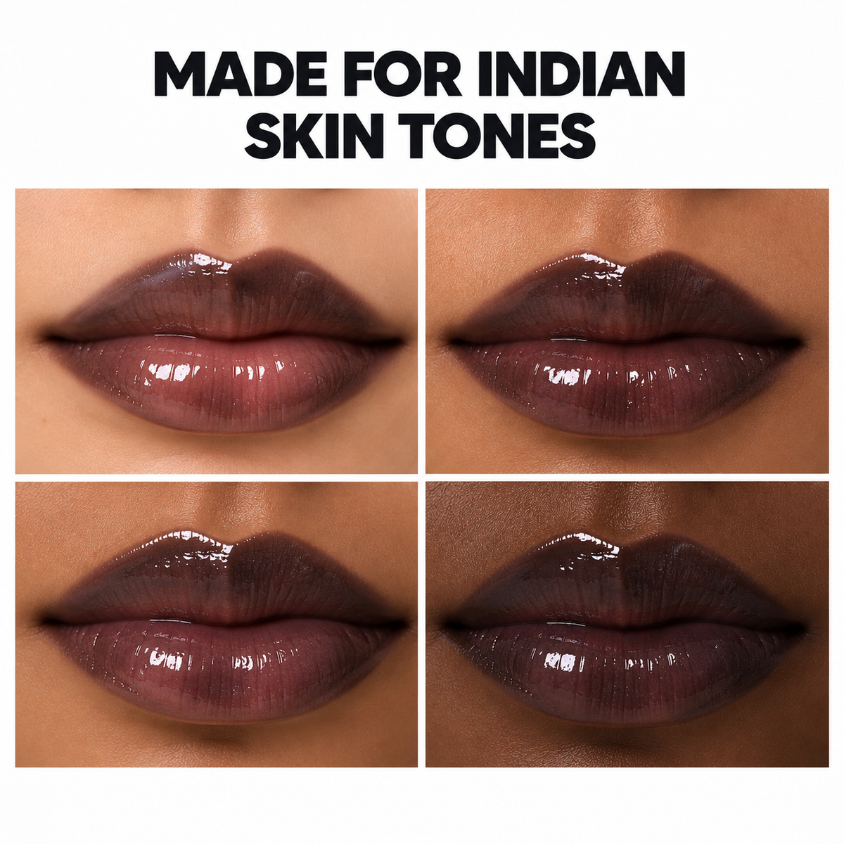 Midnight | High Shine Black Lip Gloss | Juicy Nourishing Formula | 5.5 ml