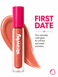 First Date | High Shine Nude Lip Gloss | Juicy Nourishing Formula | 5.5 ml